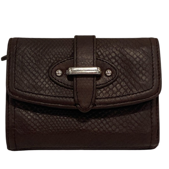 Tignanello Leather Handbag & Wallet Set chocolate Brown  NWOT - Picture 13 of 16